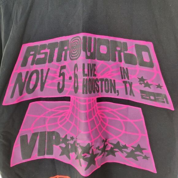 Astroworld 2021 vip tee Travis scott - Picture 3 of 5